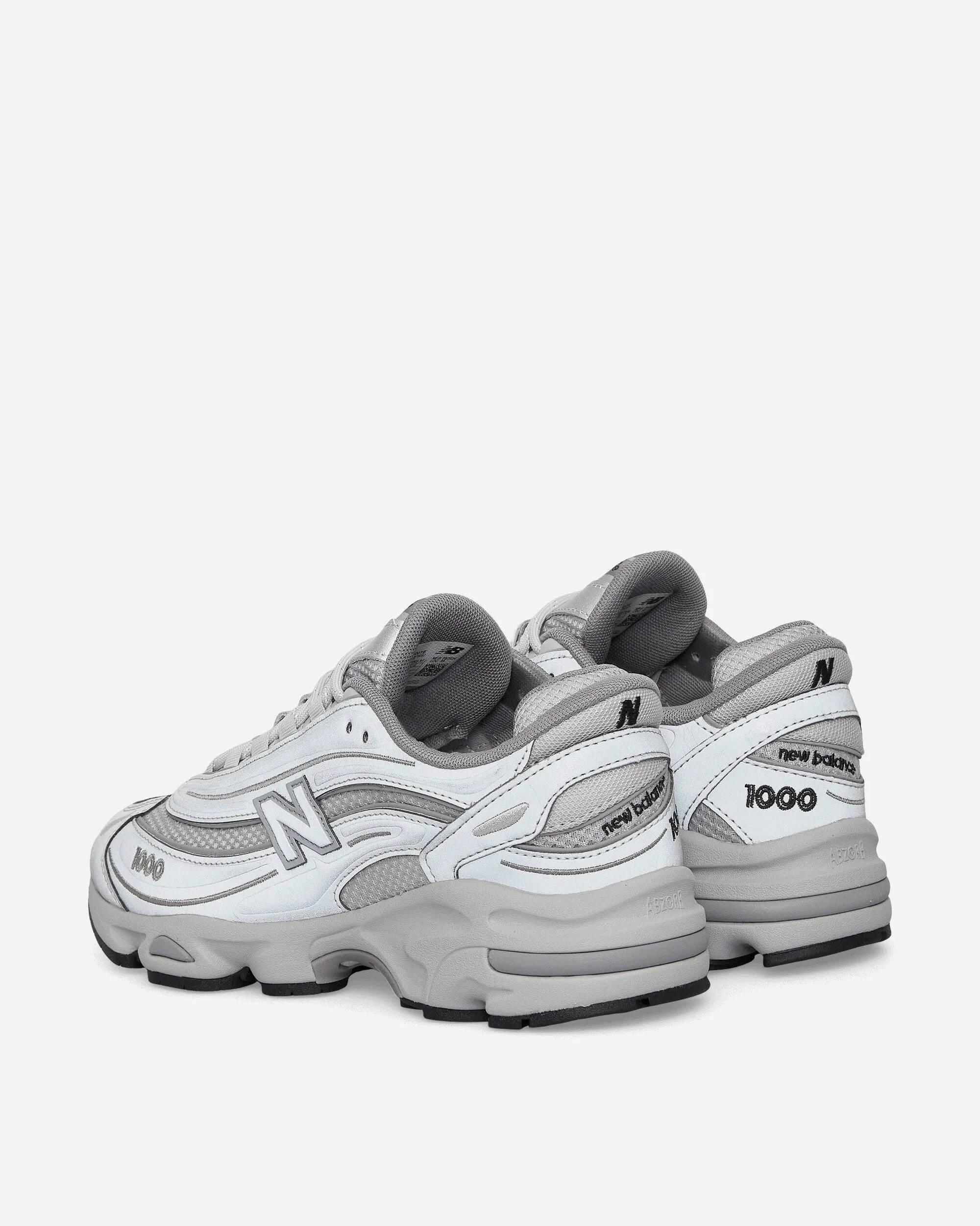 1000 Sneakers Silver Metallic / Raincloud