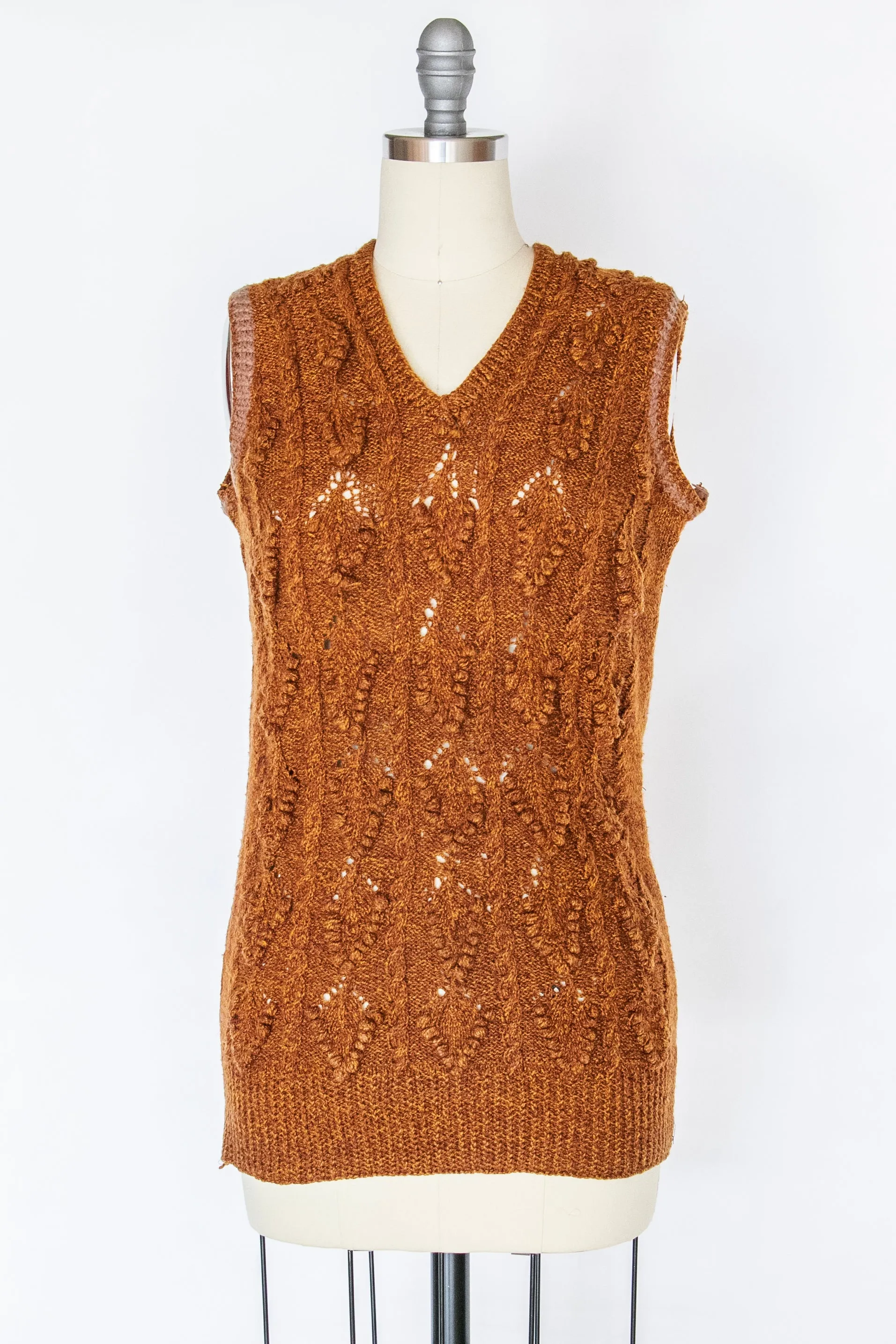 1930s Sweater Vest Wool Knit S