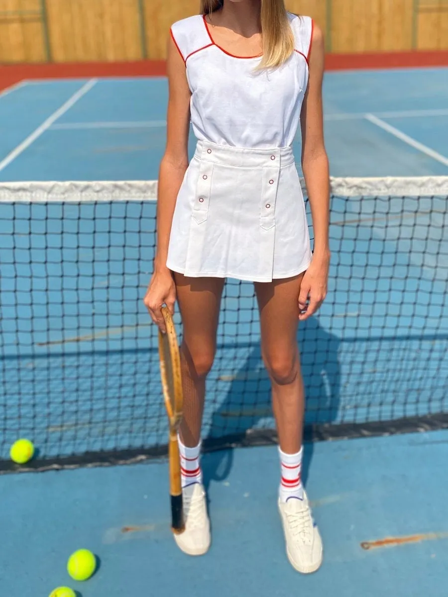 1960's Billie Jean Tennis Skirt