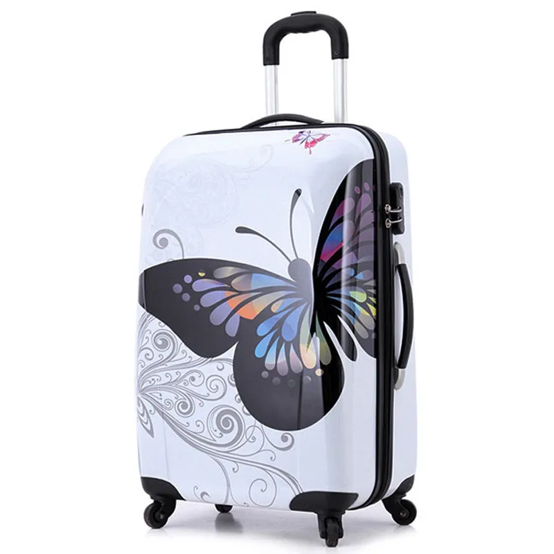 20" 24"Inch Amazing Hot Sales Japan Butterfly Abs Trolley Suitcase Luggage/Pull Rod Trunk