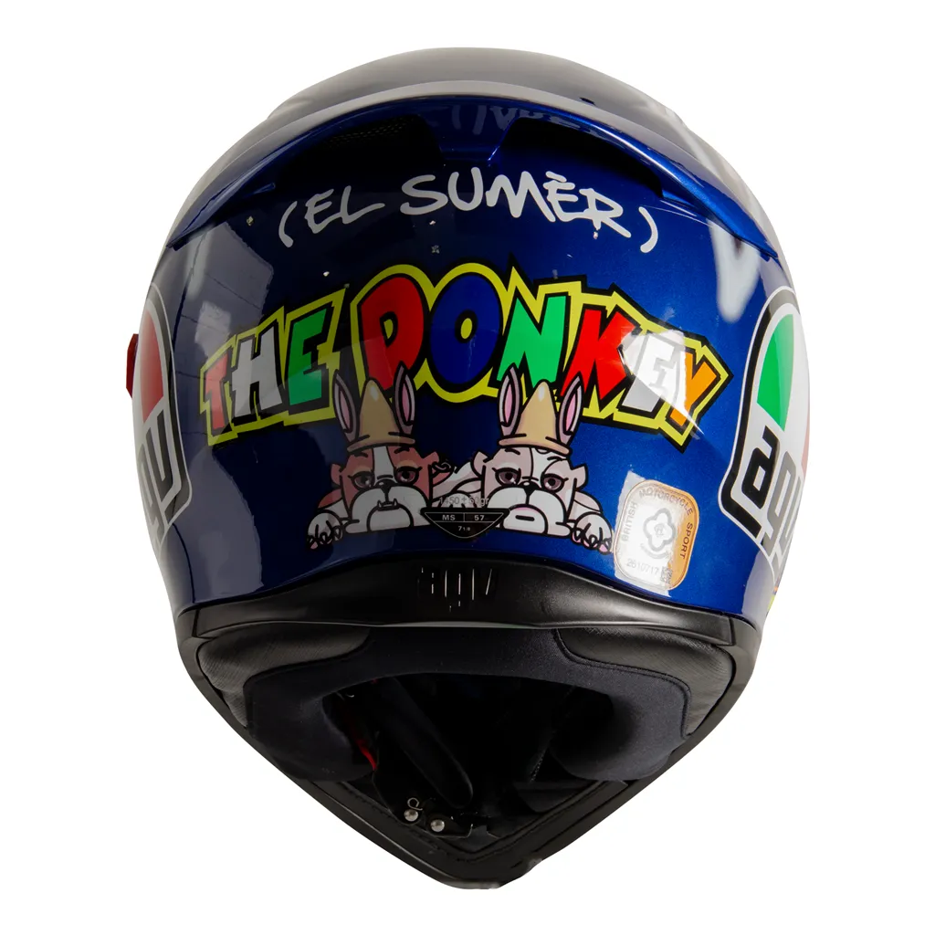 AGV K3 SV-S VR46 Donkey Replica Helmet