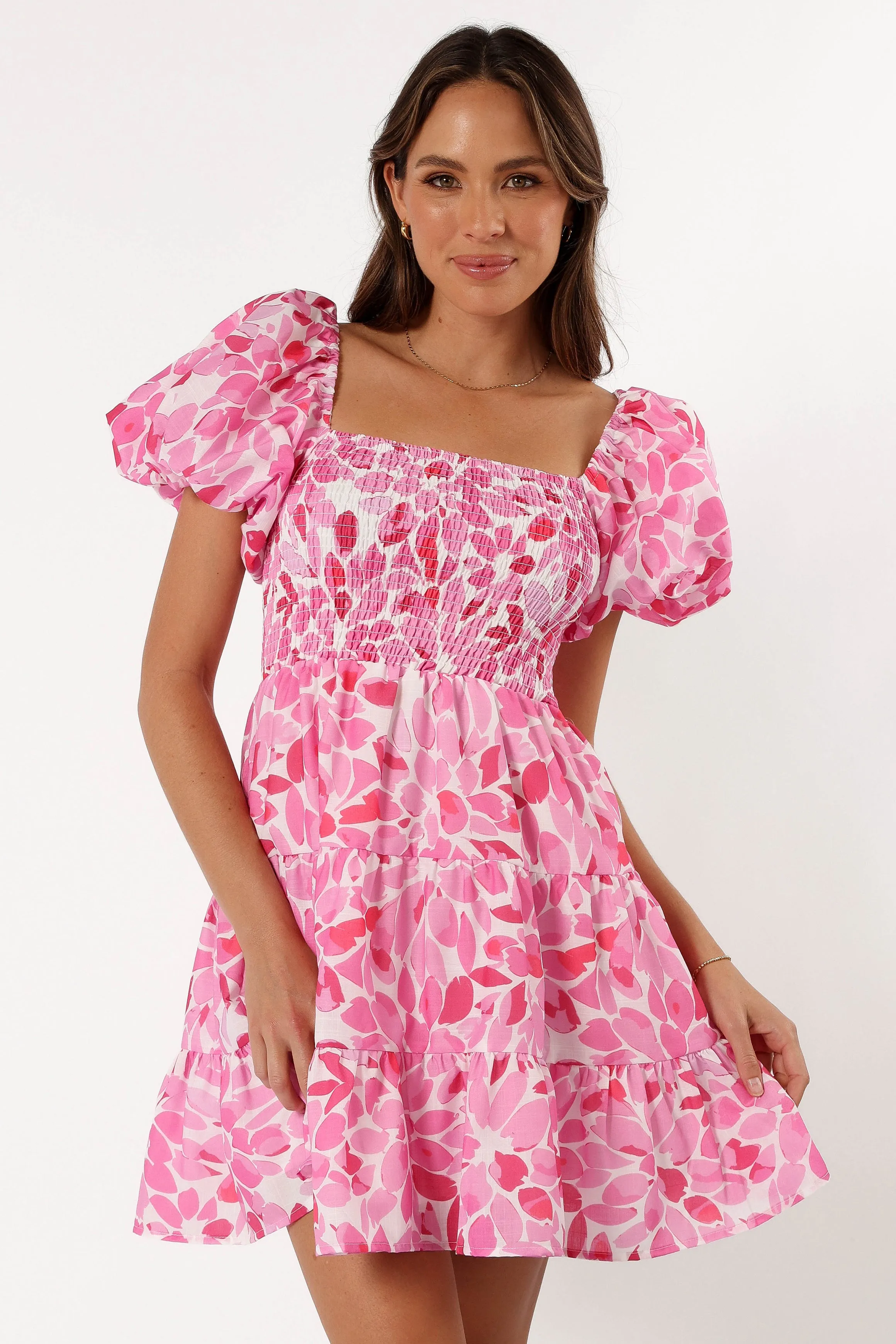 Alisyn Mini Dress - Pink Multi