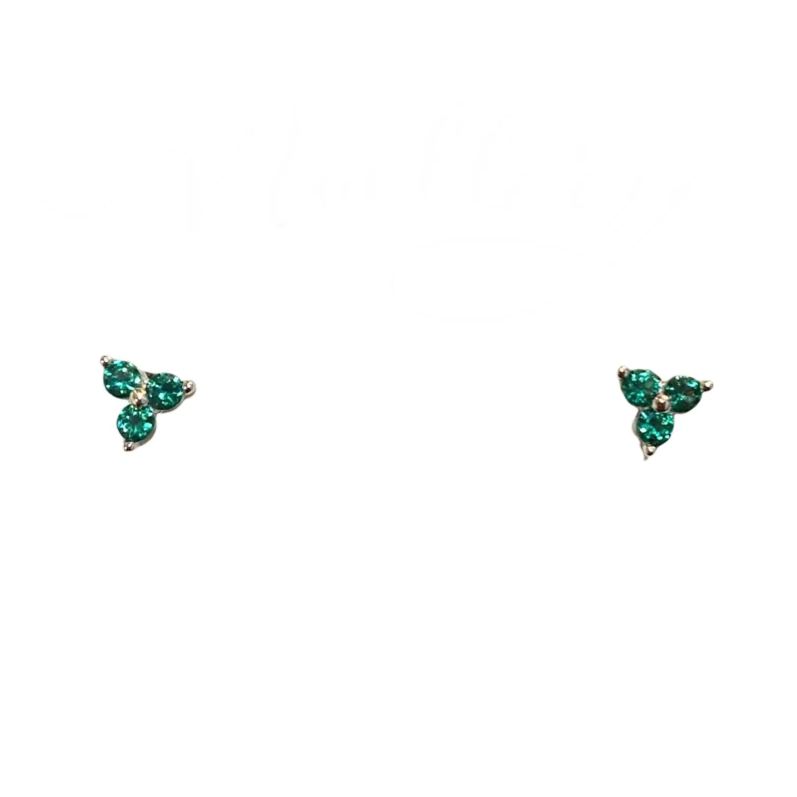 Amy Three Petal Cluster Flower Studs