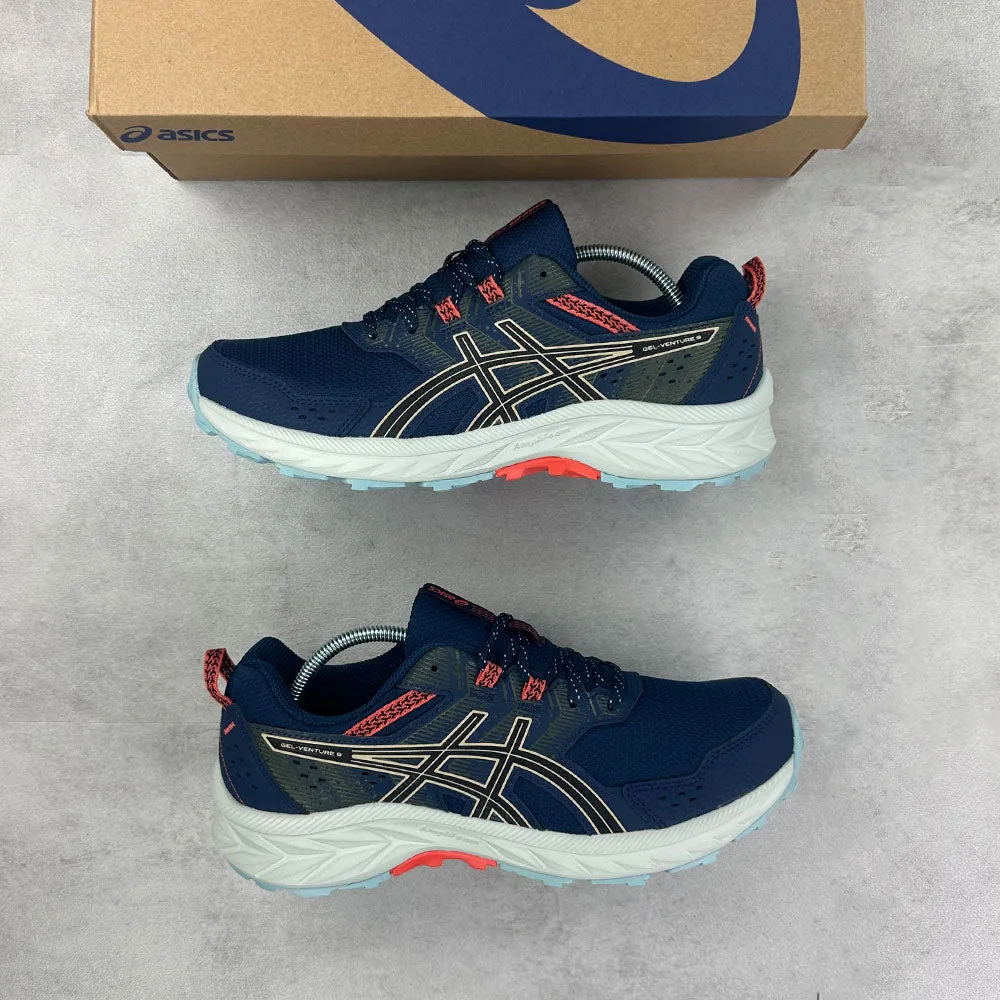 Asics Gel Venture 9 Trail Running Shoes Navy/ Grey