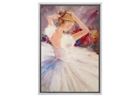 Ballerina White | Canvas Wall Art Decor