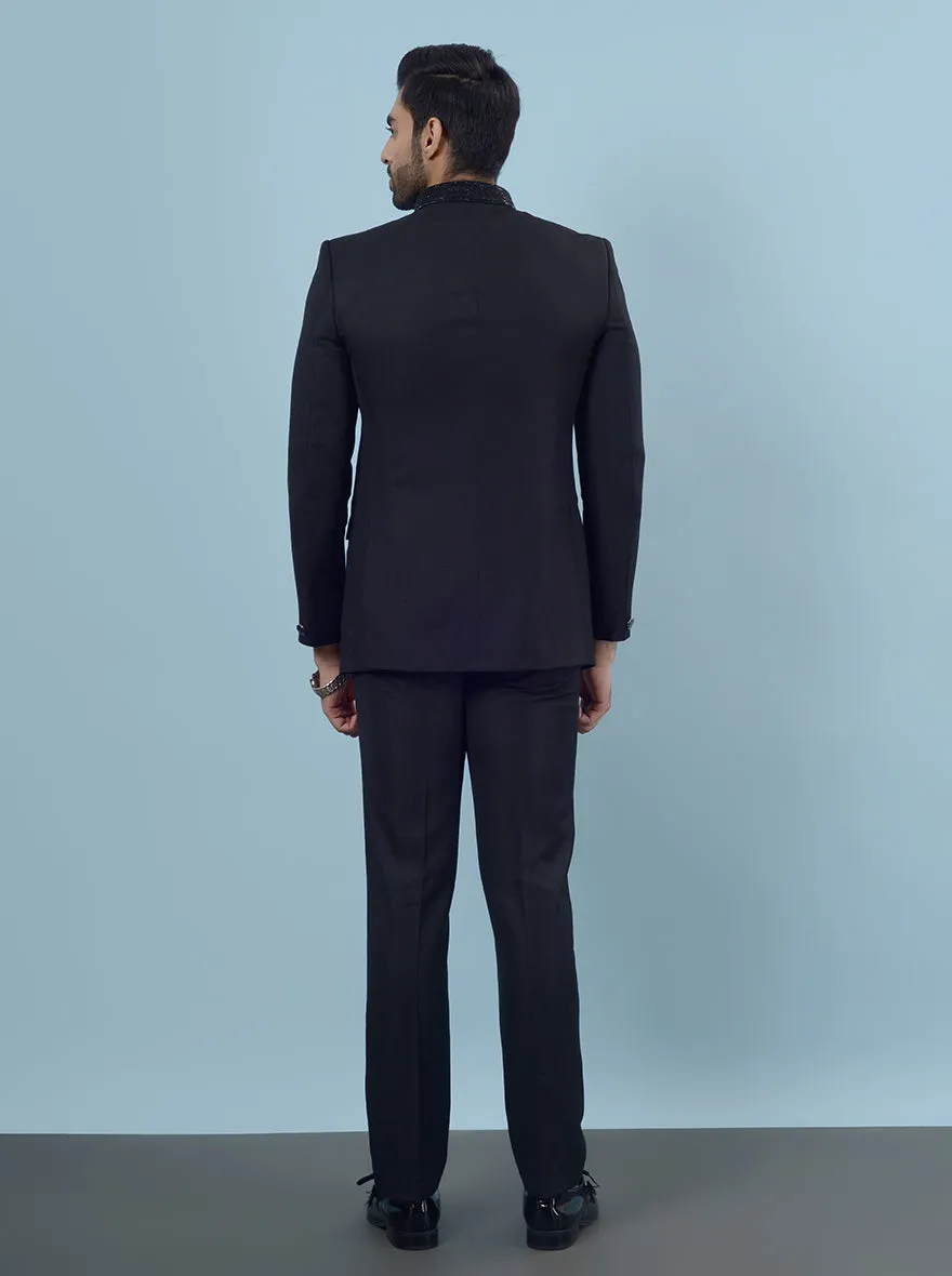 Black Jodhpuri Suit | JadeBlue