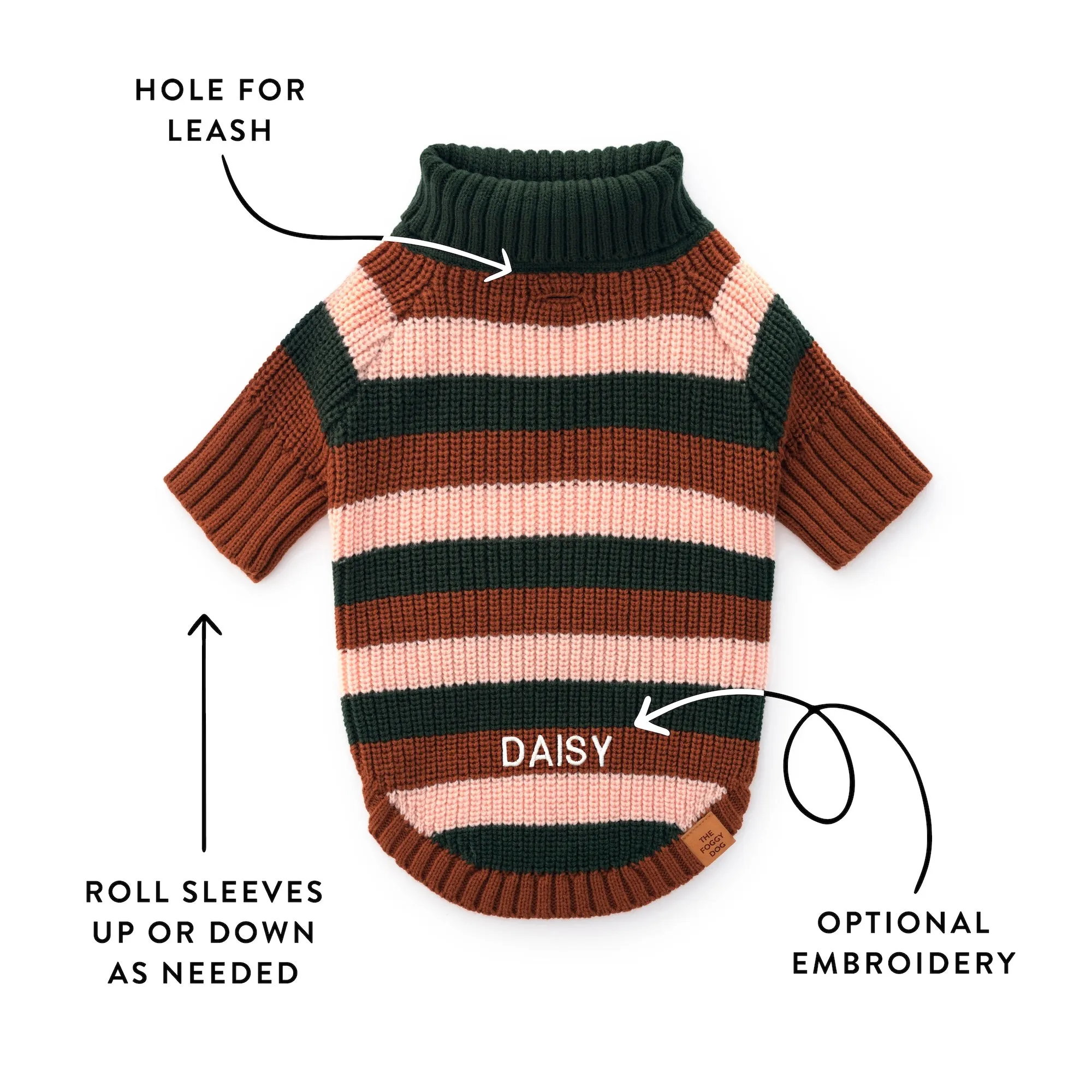 Bold Stripe Dog Sweater