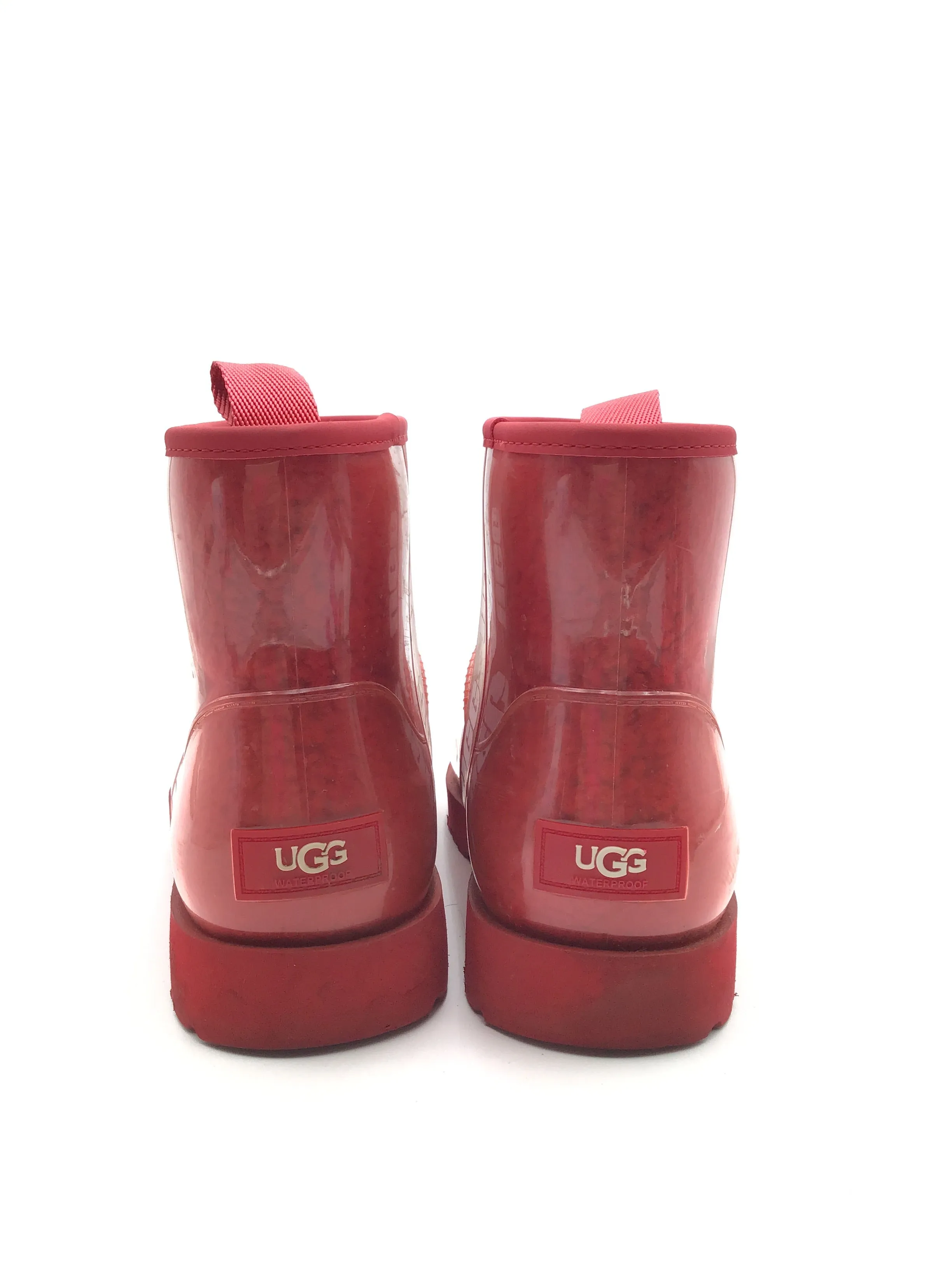 Boots Ankle Flats By Ugg In Red