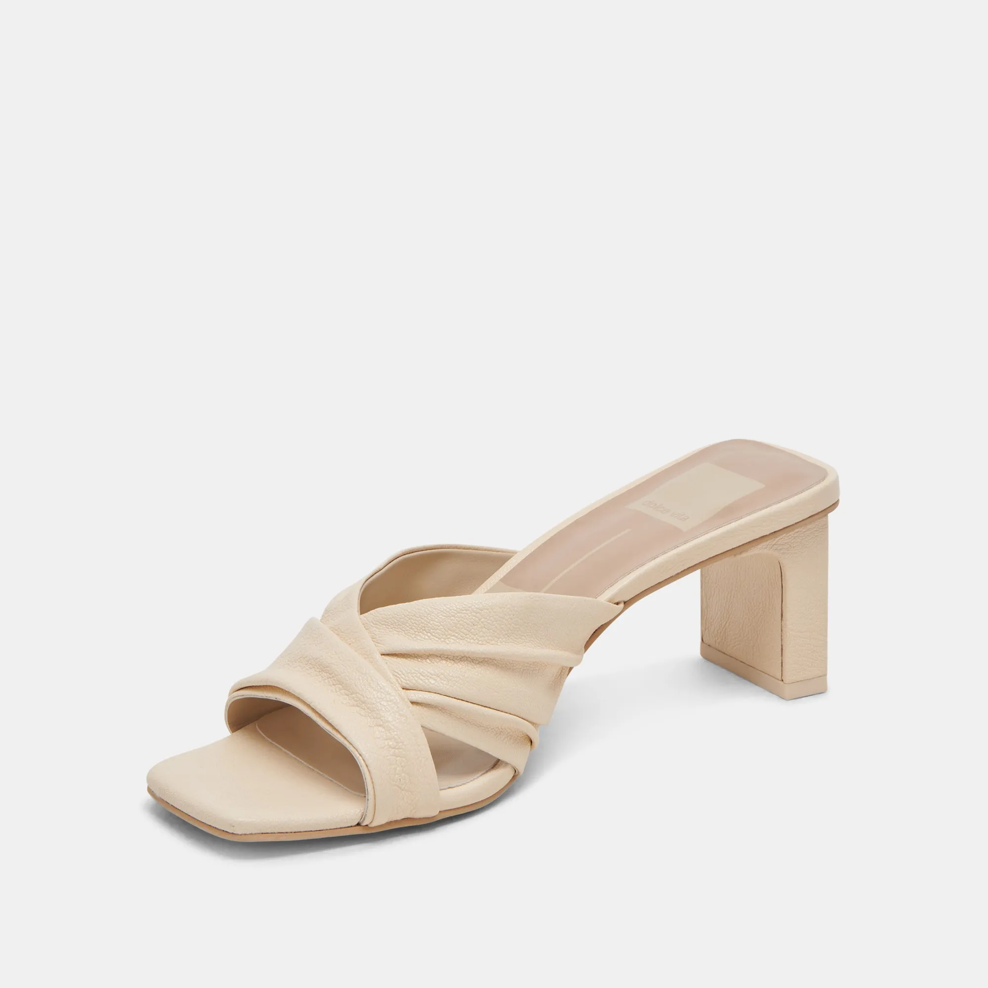 CARLAN HEELS BONE LEATHER