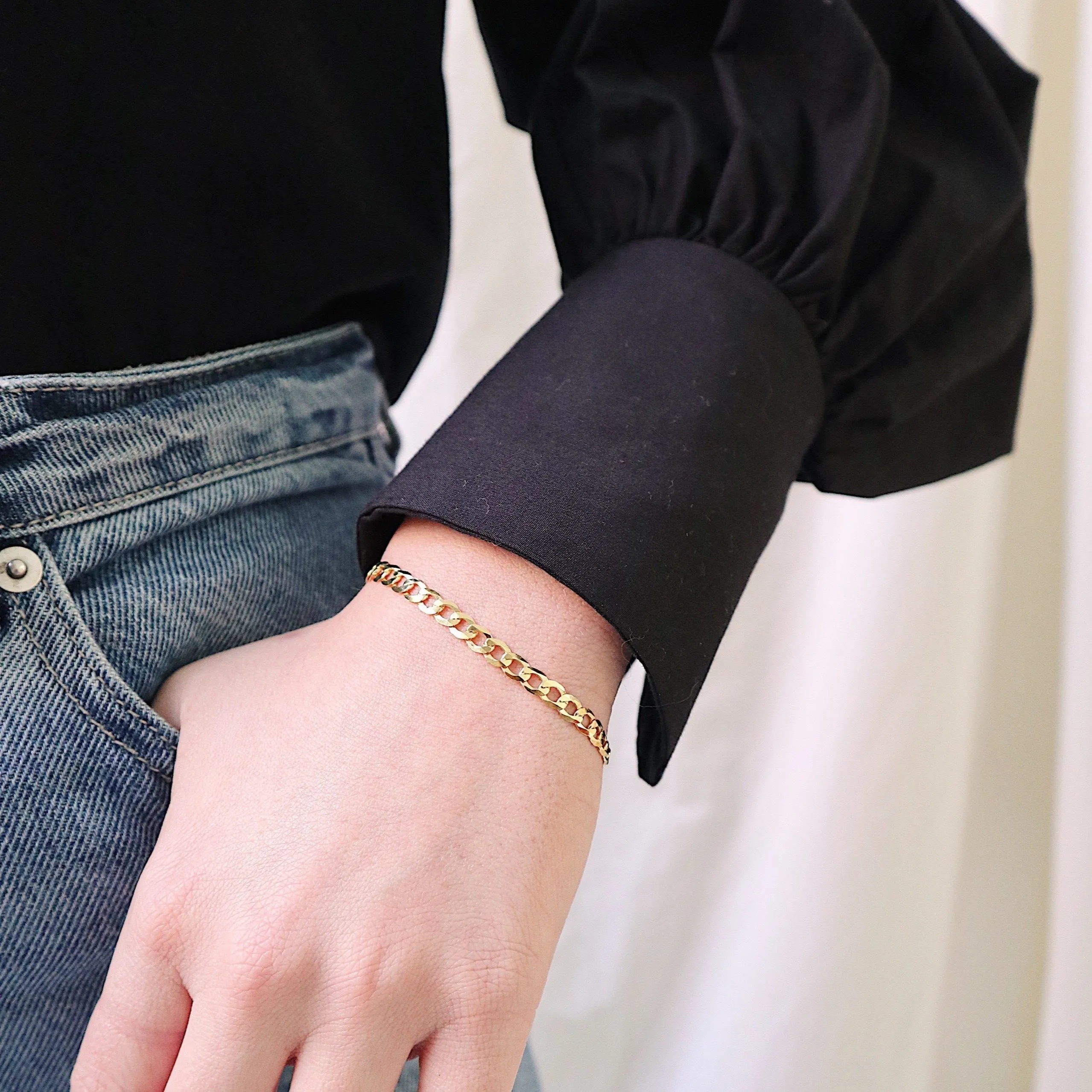 'Carrie Curb' Chain Bracelet