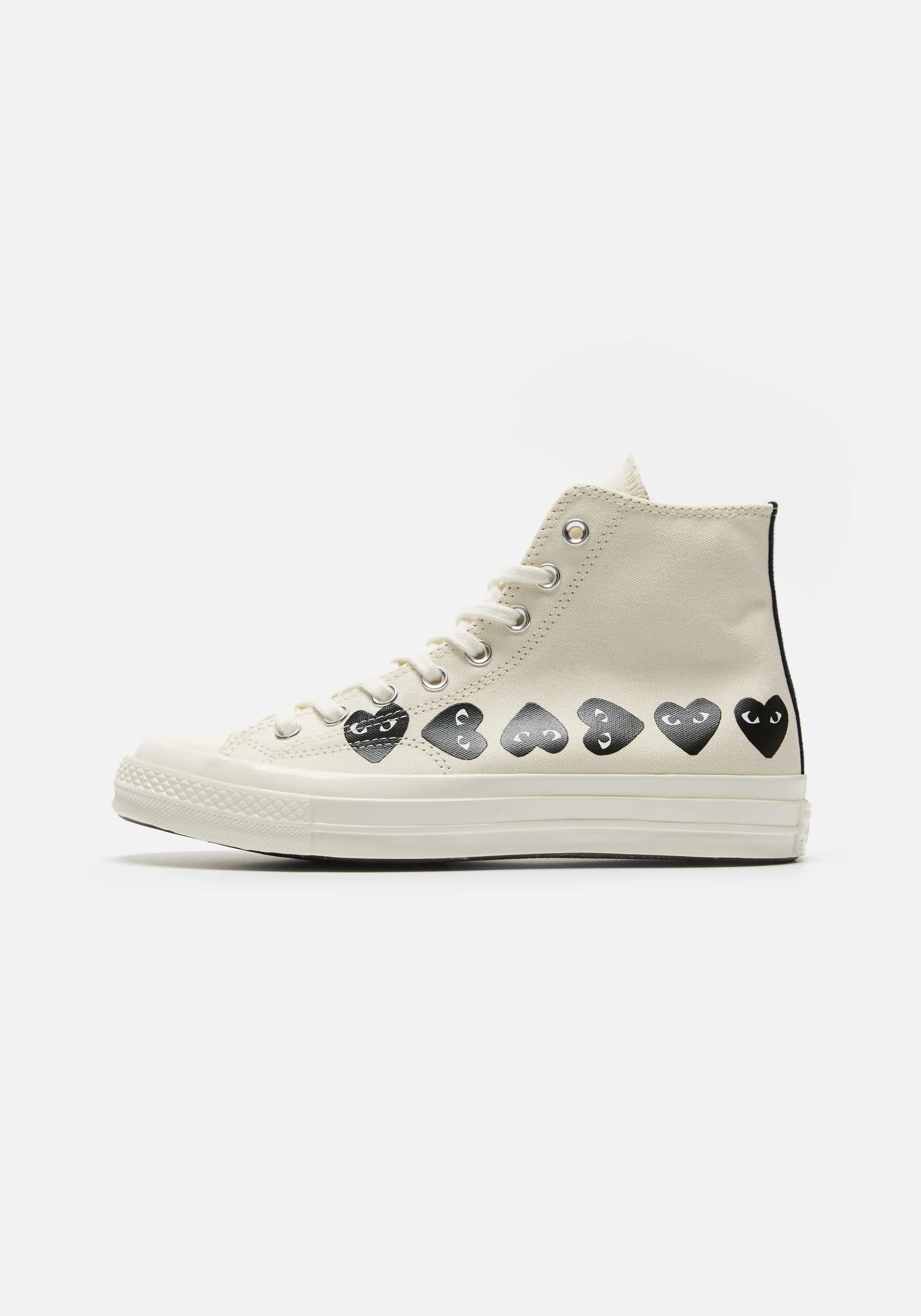 CDG PLAY CONVERSE MULTI HEART 70S HIGH