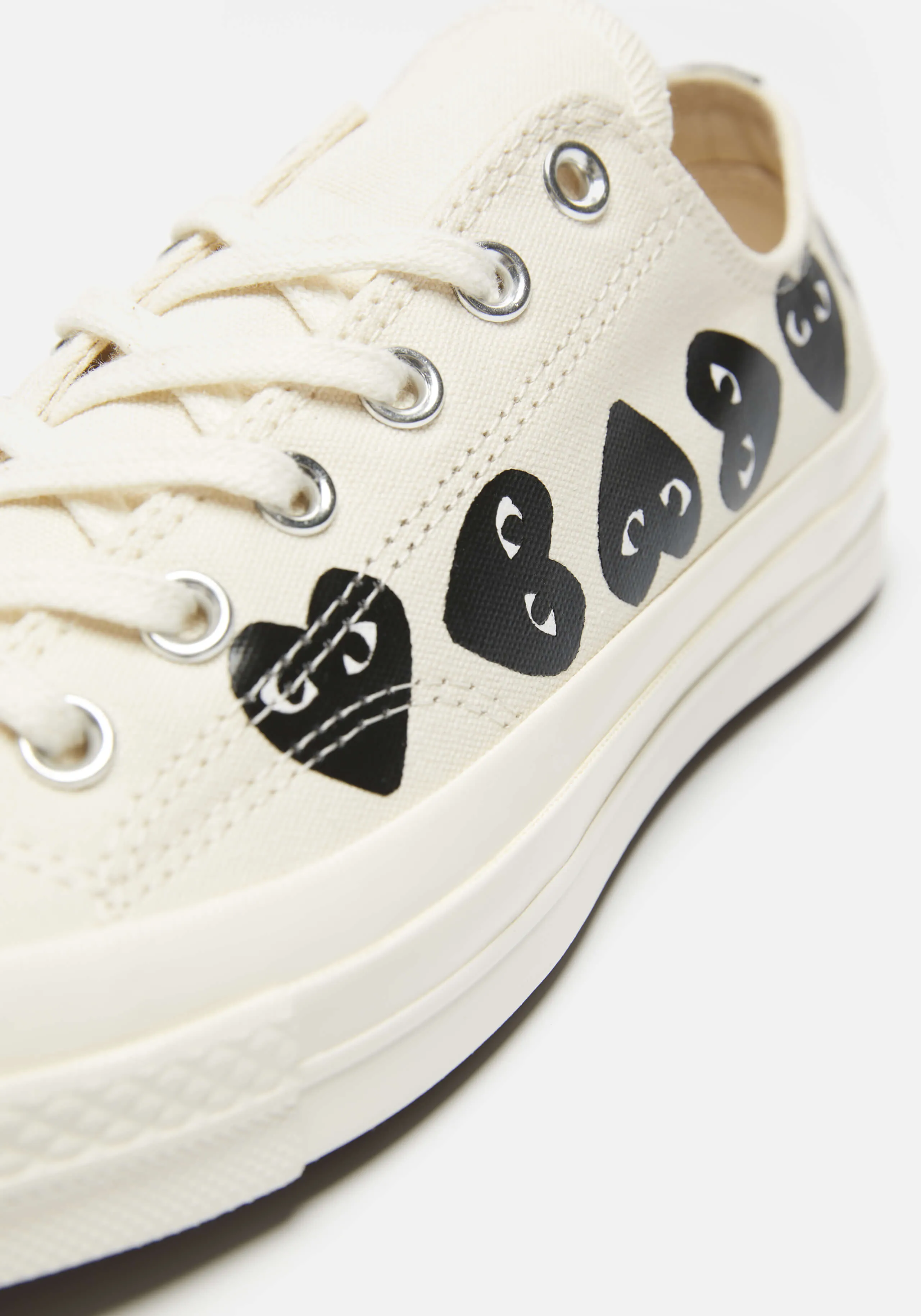 CDG PLAY CONVERSE MULTI HEART 70S LOW