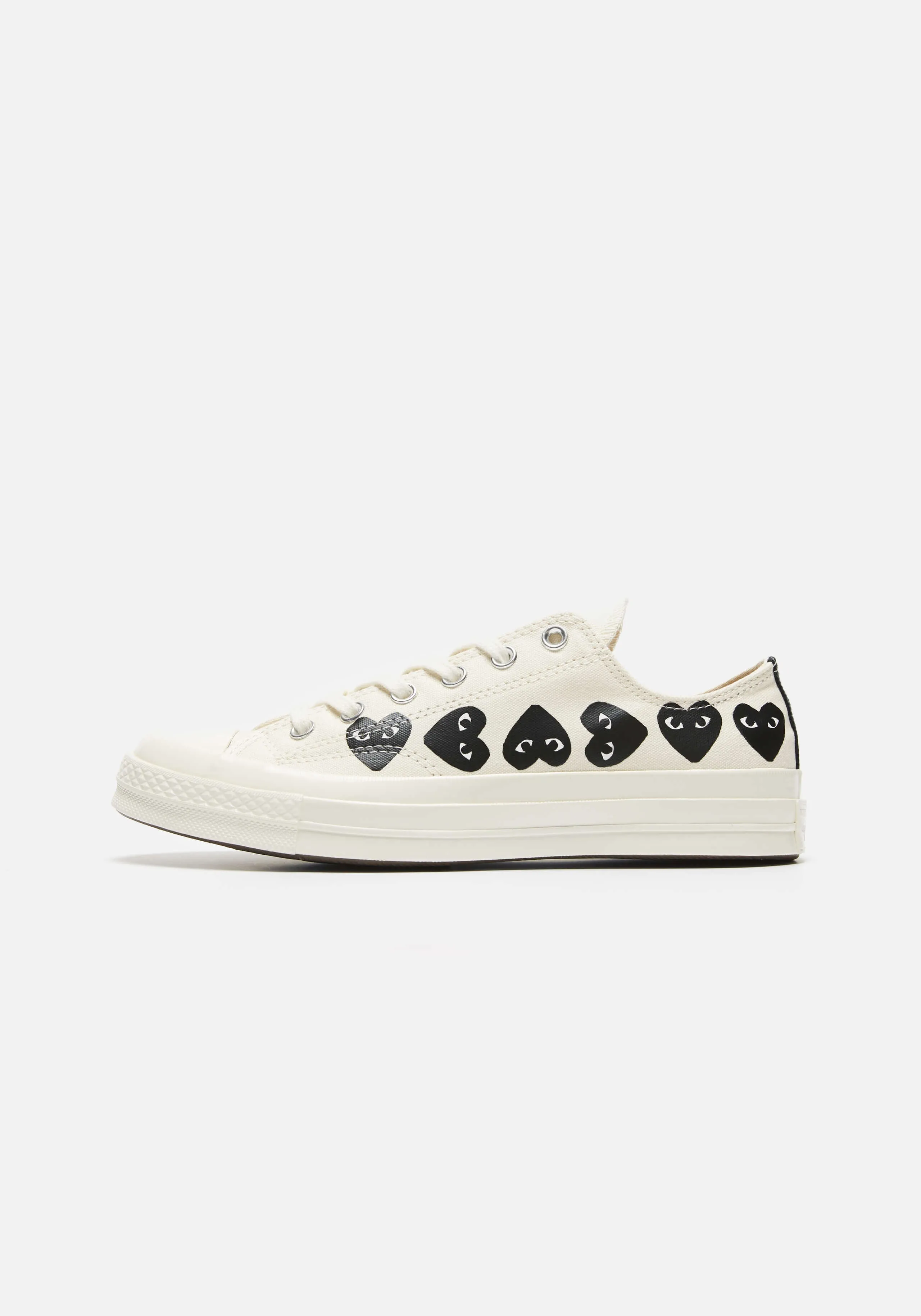 CDG PLAY CONVERSE MULTI HEART 70S LOW