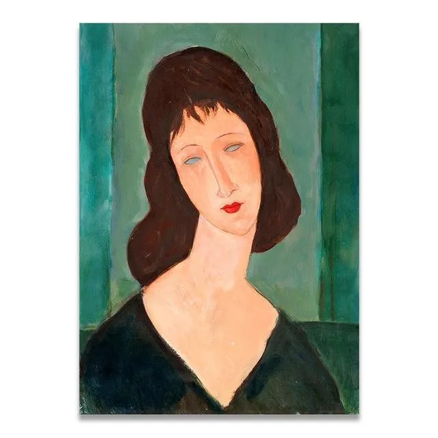 Classic Amedeo Modigliani Artwork Collection Abstract Canvas Print Painting Poster