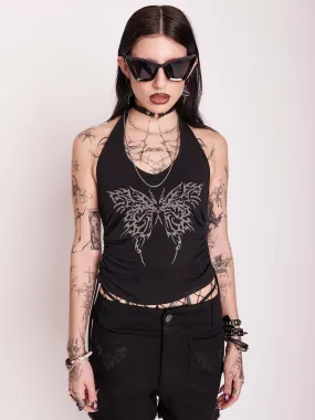 Cyber Butterfly Halter