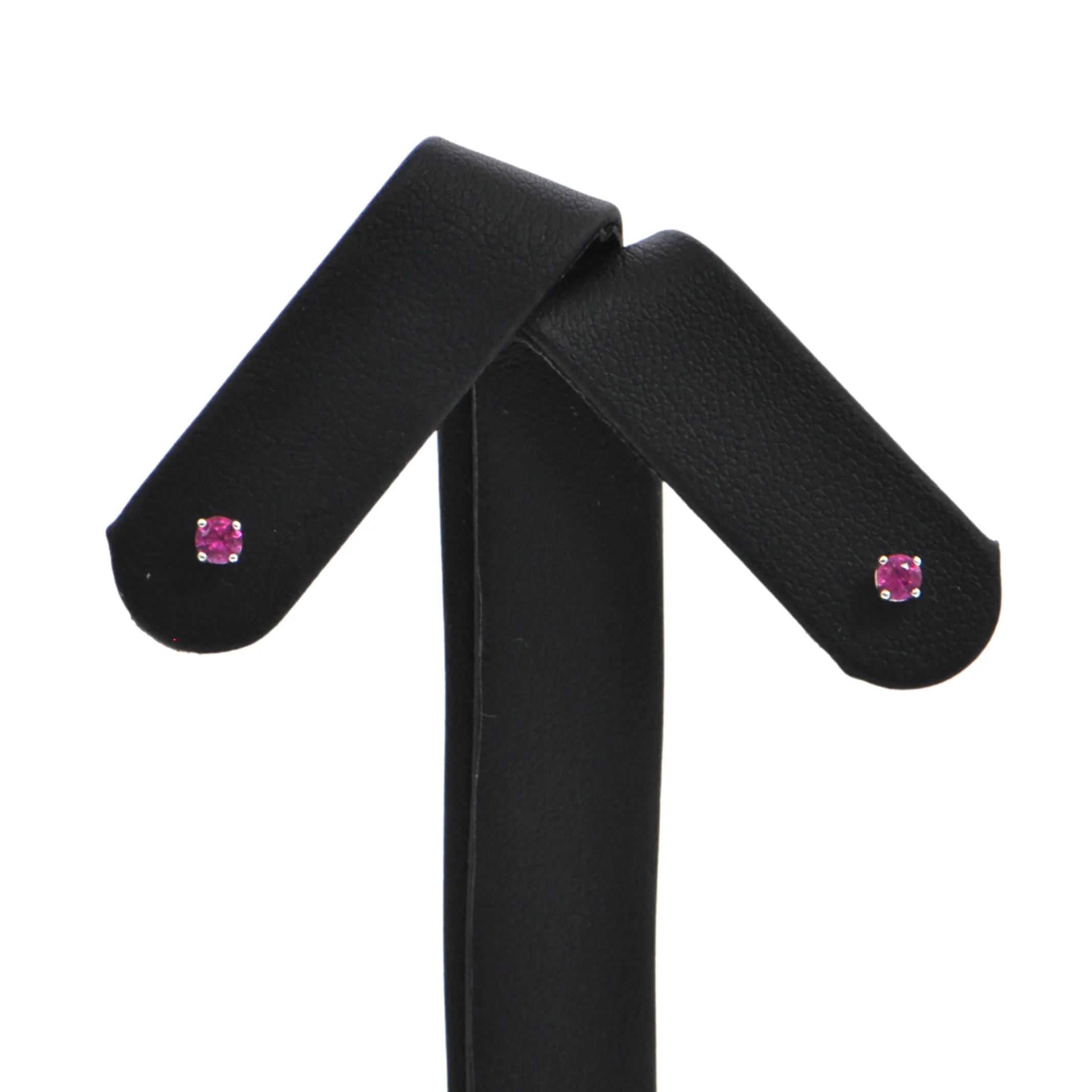 Daisy Exclusive Hot Pink Sapphire Stud Earrings