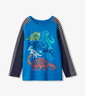 Dino Names Preppy Long Sleeve Tee | Hatley