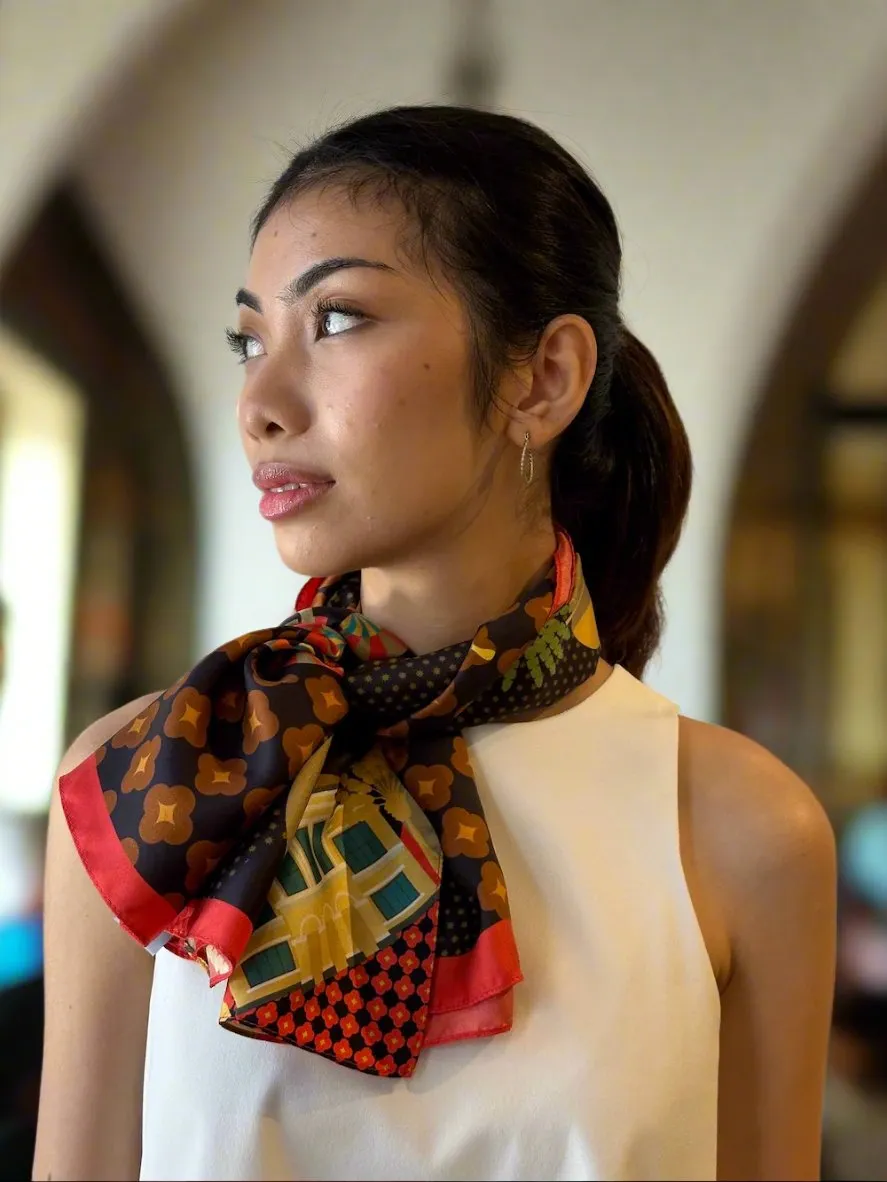 Festive Kampong Glam Silk Scarf