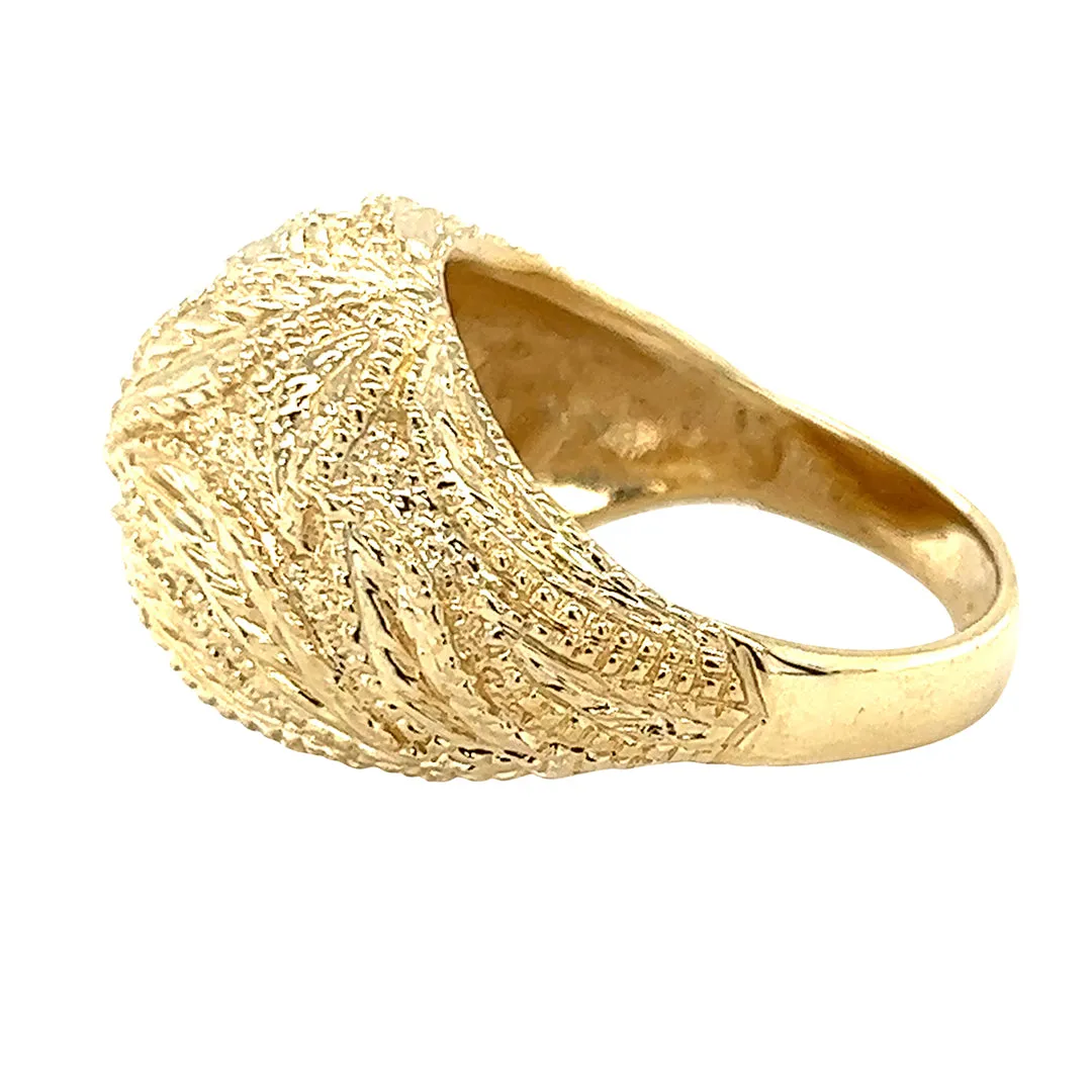 Gold Abstract Ring