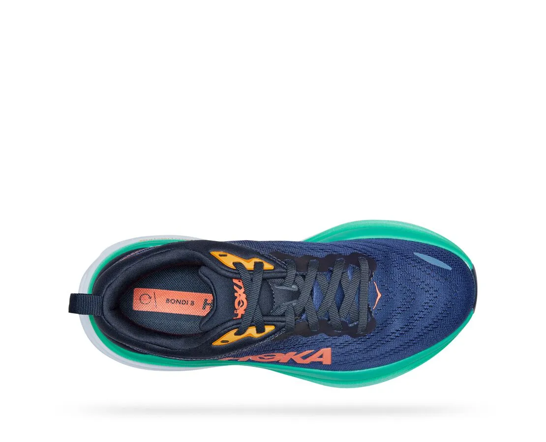 HOKA - Womens Bondi 8 Outer Space/Bellwether Blue