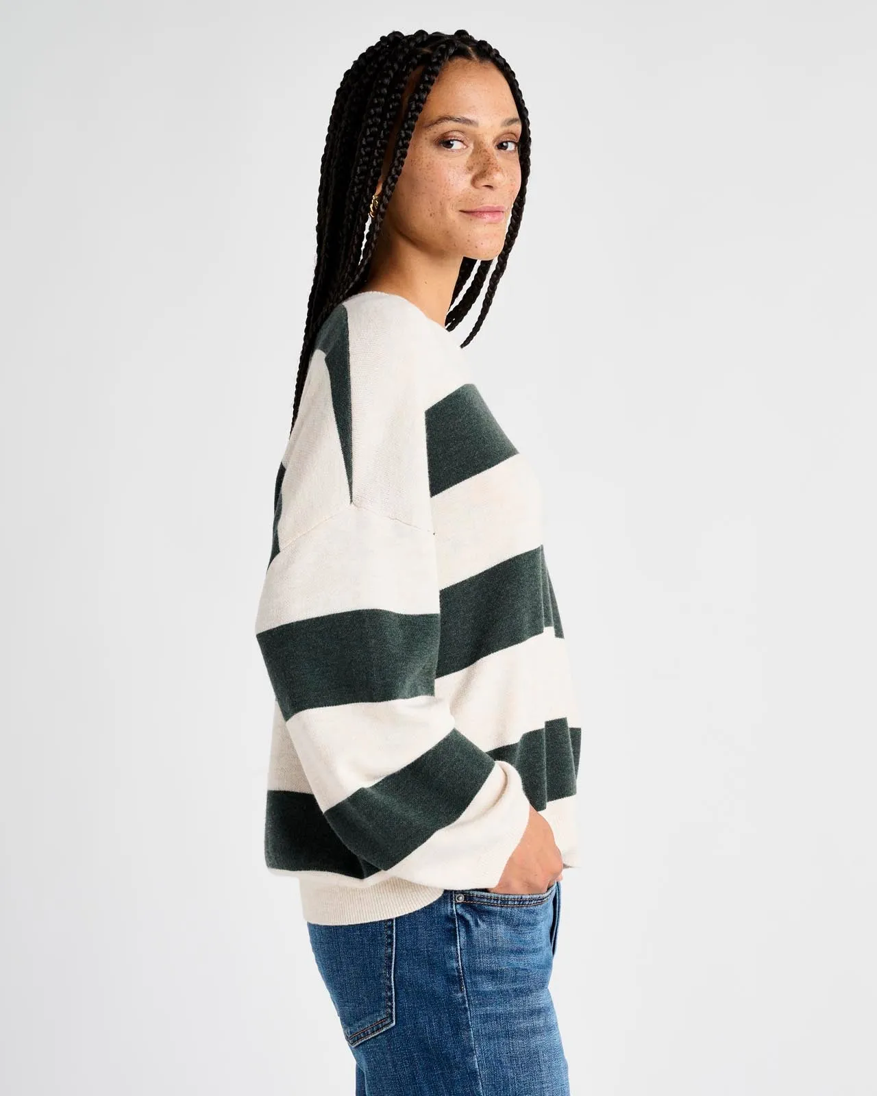 Ivy Cashblend Stripe Sweater