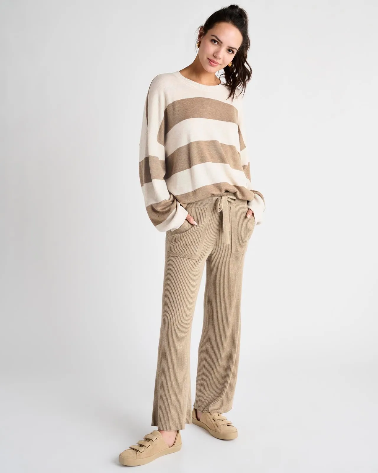 Ivy Cashblend Stripe Sweater