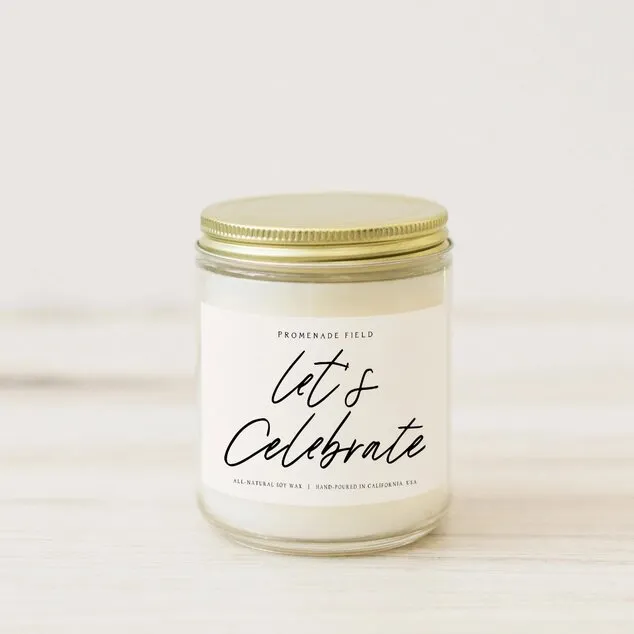 Let's Celebrate 8 oz Soy Candle