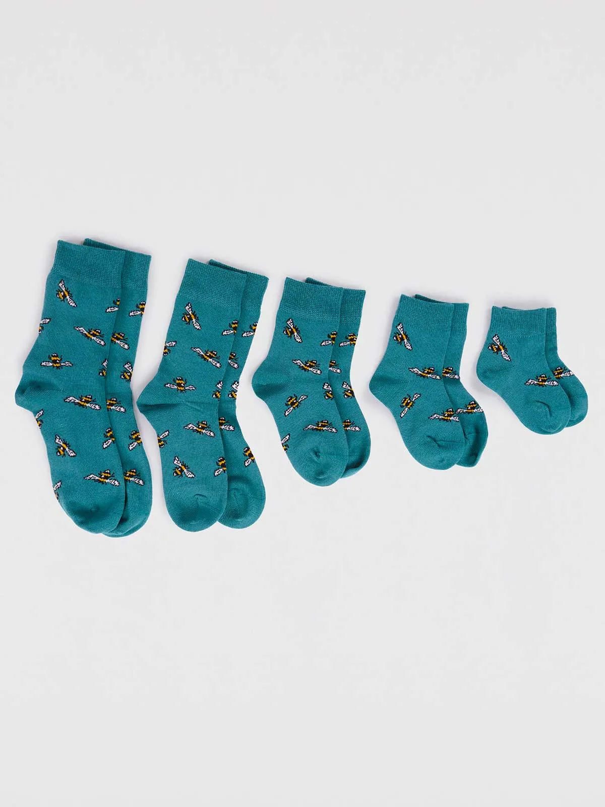 Lou Bee Baby Sock - Peacock Green