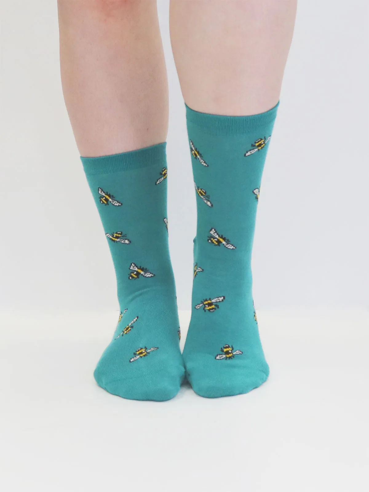 Lou Bee Socks - Peacock Green