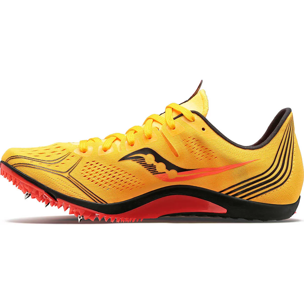 Men's Saucony Endorphin 3 Spike (ViziGold/ViziRed)