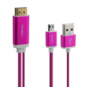 Micro USB to HDMI MHL Cable