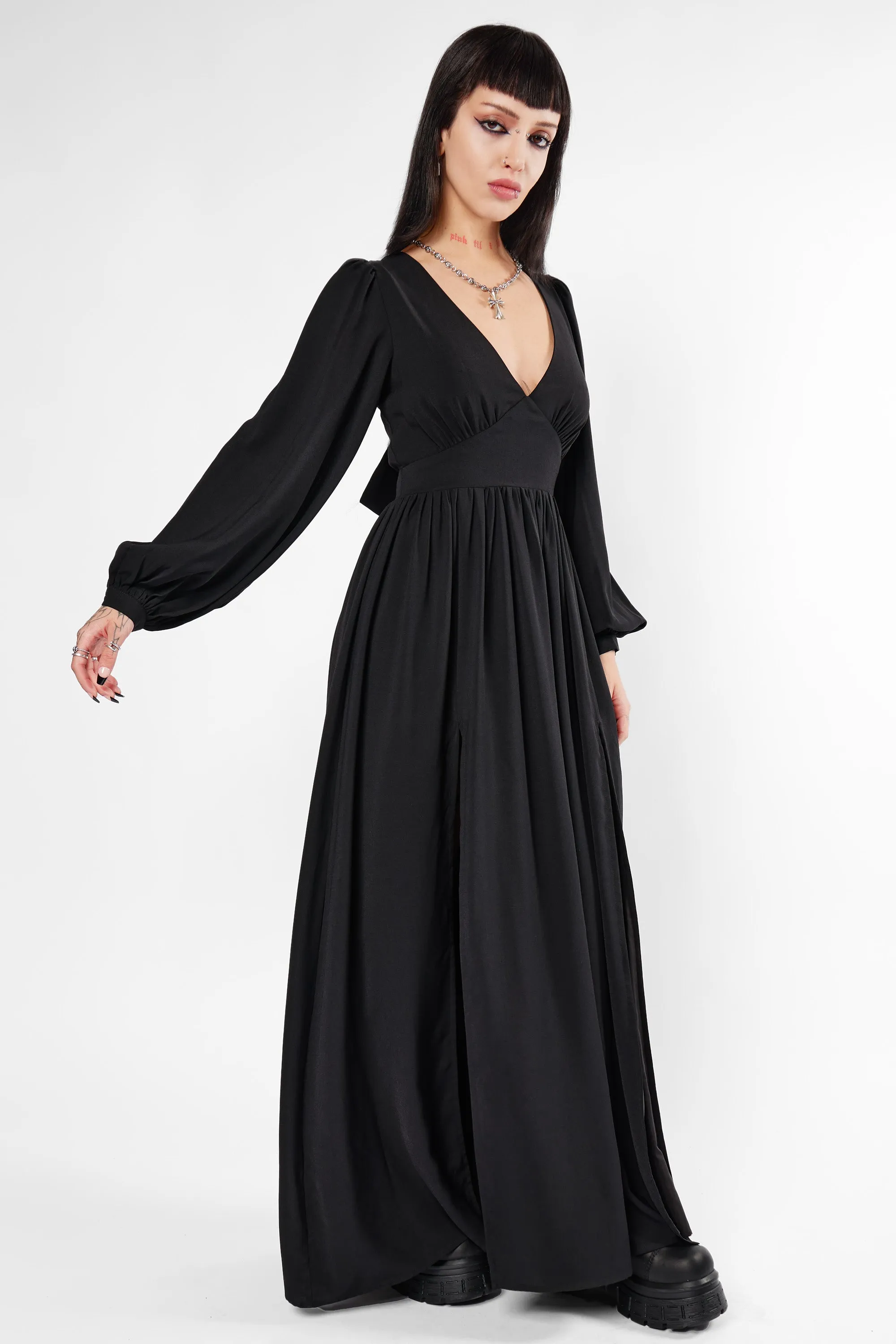 Morgana Tie Back Maxi Dress