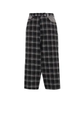 MULTI PLAID SAROUEL PANTS