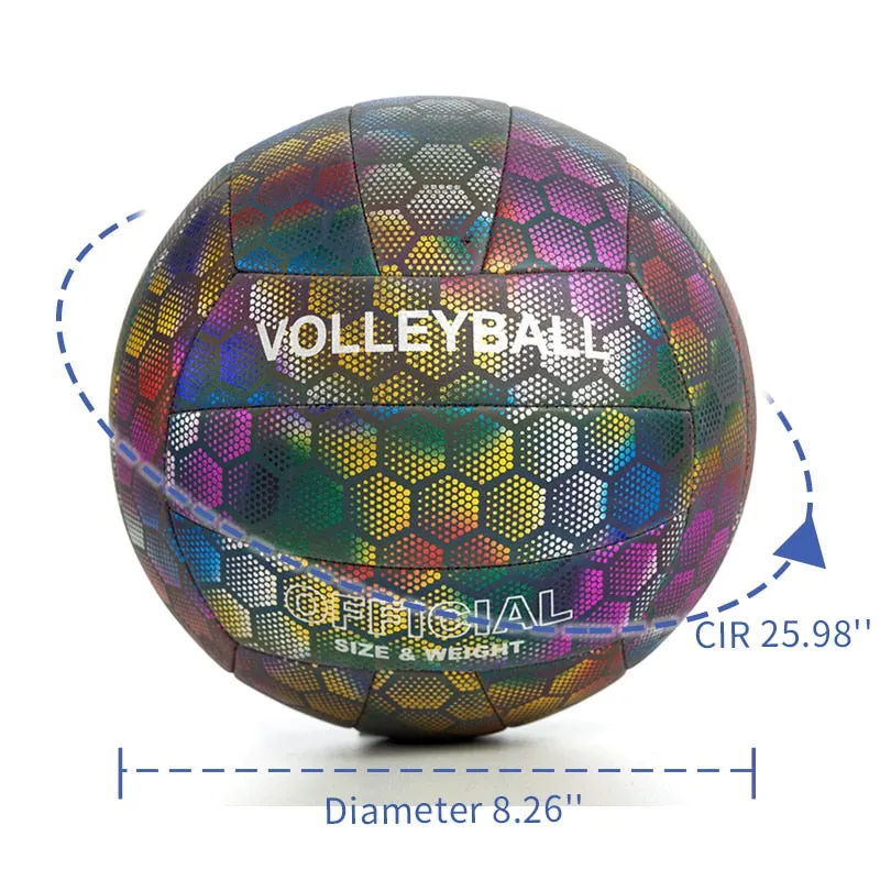 Reflective Beach Volleyball Ball - Official Size