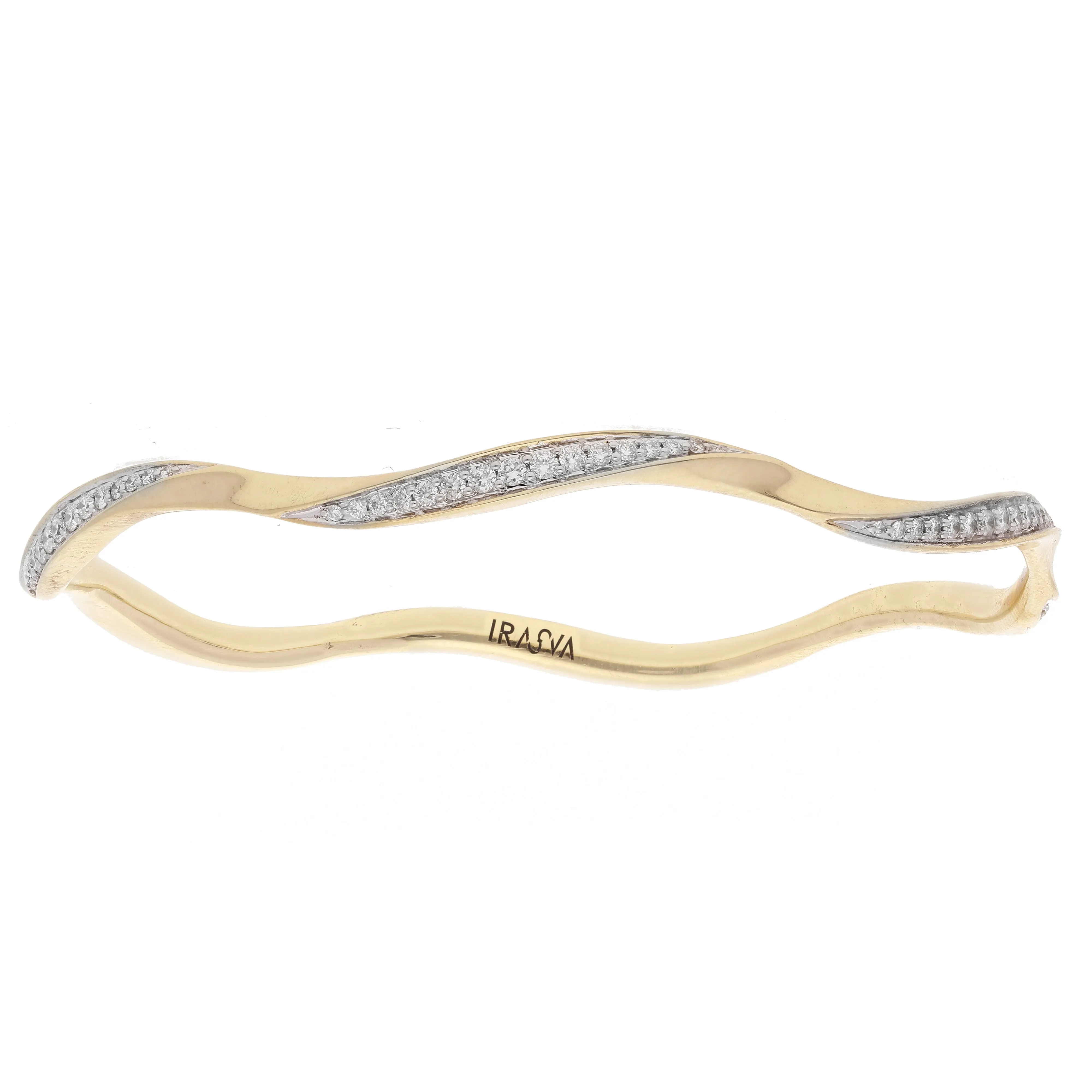 Surfwave Diamond Bangle