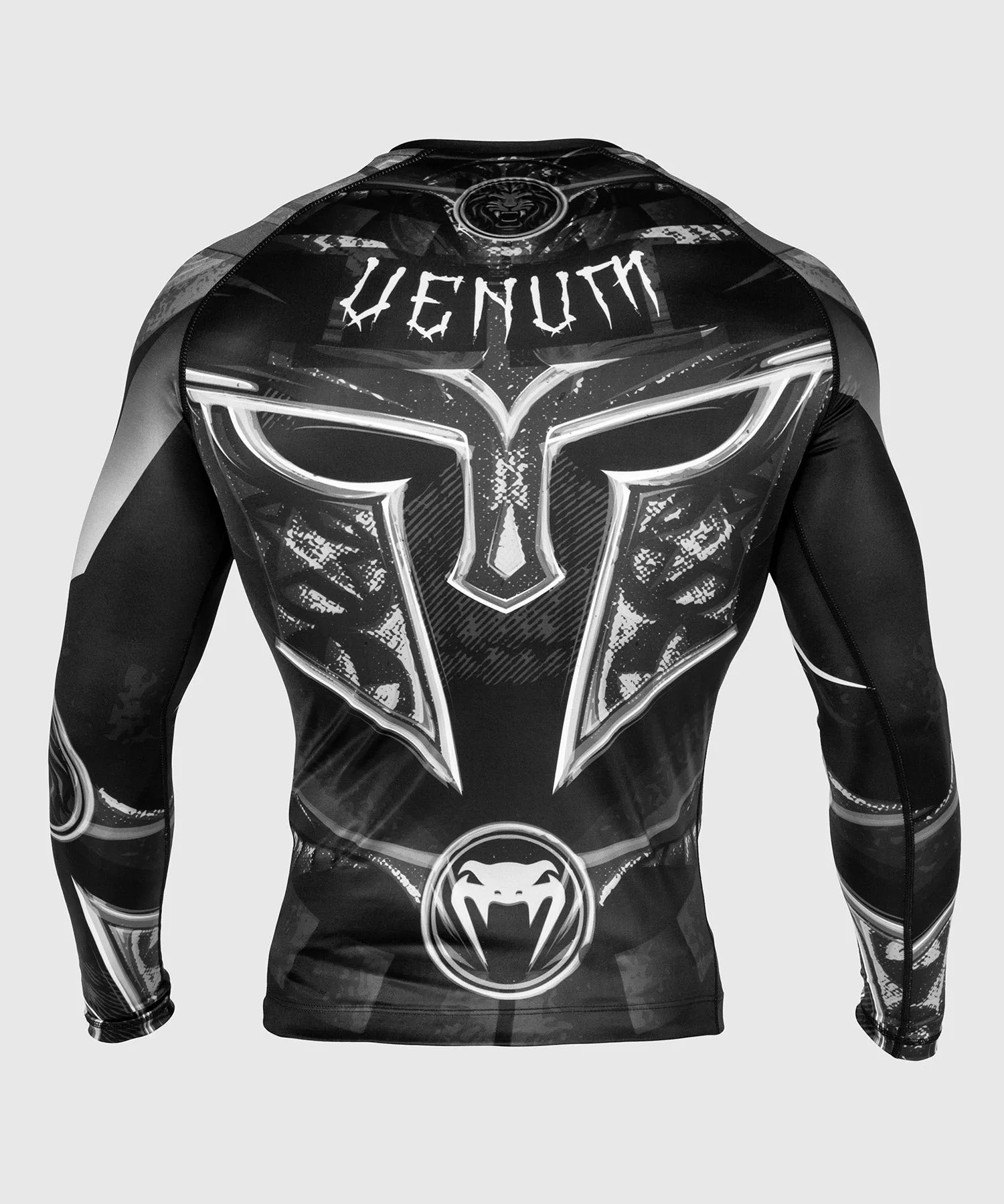 Venum Gladiator 3.0 Rashguard - Long Sleeves - Black/White